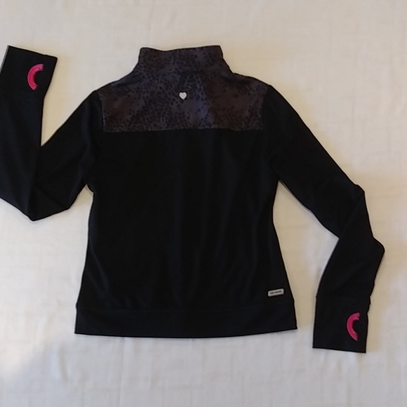 Danskin Now Black Running Jacket Size M (7-8) - Picture 6 of 7